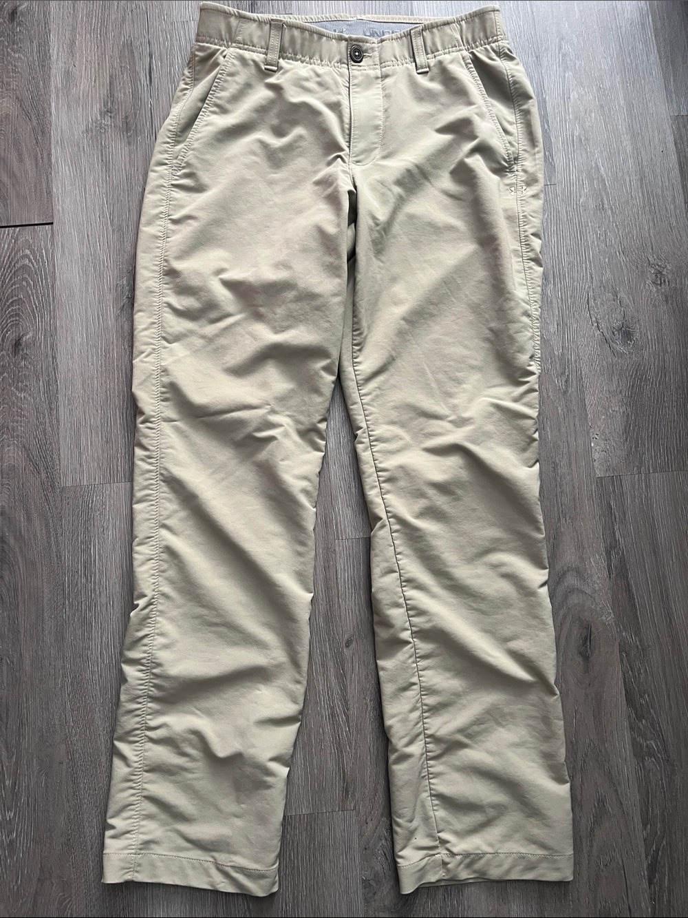 Under Armour Men's Size 30/30 Light Khaki Activewear Pants